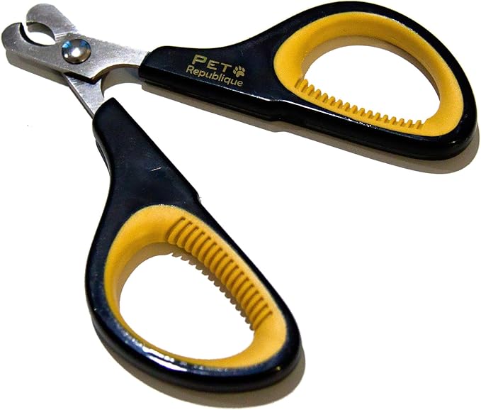 Cat Nail Clippers by Pet Republique – Professional Stainless-Steel Nail Clipper for Cats, Kittens, Hamster, Rabbits, Birds, & Small Breed Animals Claw Trimmer