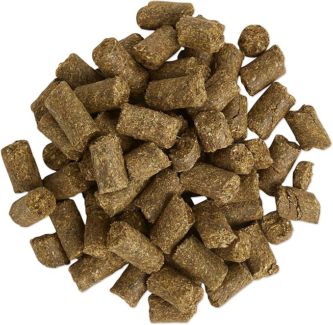 Uckele by SmartEquine Equi Treats Bite-Sized Pellets | Horse Treats with No Sugar Added | High Fiber Cookies for Horses | Suitable Reward for Training | Apple Pie Flavor | 4 lb Bag