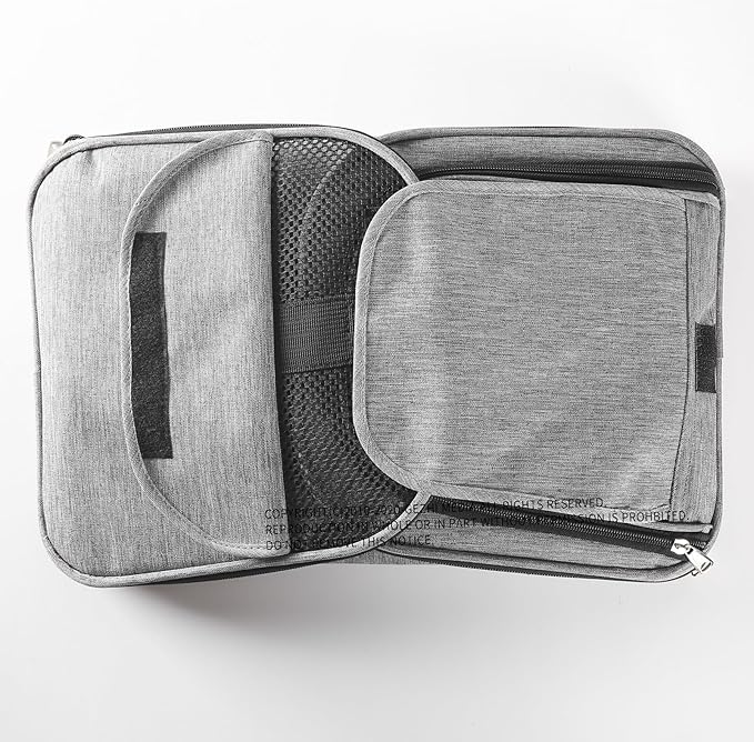Pet Carrier Bag for Small Medium Cats Dogs Puppies up to 26 Lbs,Steel Frame Dog Carrier,pricacy-Oriented cat Carrier,Collapsible pet Carrier for Easy Storage (Grey, Large:20.9"X12.6"X12.6")