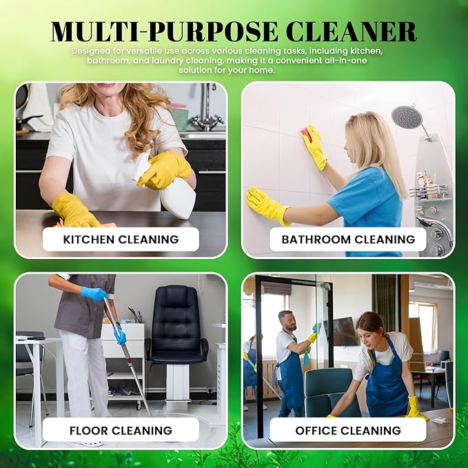 Naeterra Aromatherapy Cleaning Concentrate 16 oz Natural Multi-Surface Cleaner, Plant-Based and Biodegradable, Makes 6 Gallons, Cleaning Essential Oil Formula, Safe for Families and Pets