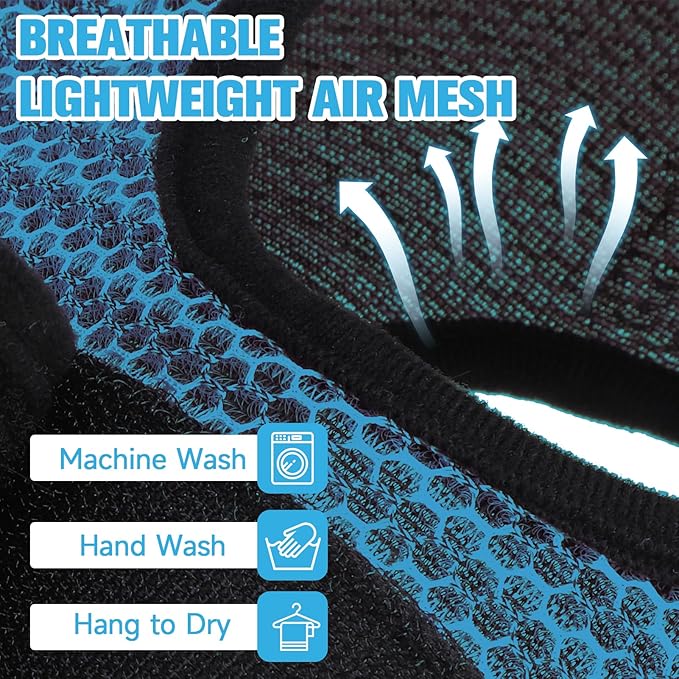 PAWCHIE Dog Grooming Hammock Harness for Dog Cat with Pet Nail Clipper Trimmer-Breathable Cat Hanger Sling for Trimming Clipping Nails-Dog Hammock Restraint Bag for Small Medium Large Dog,Dark Blue XS