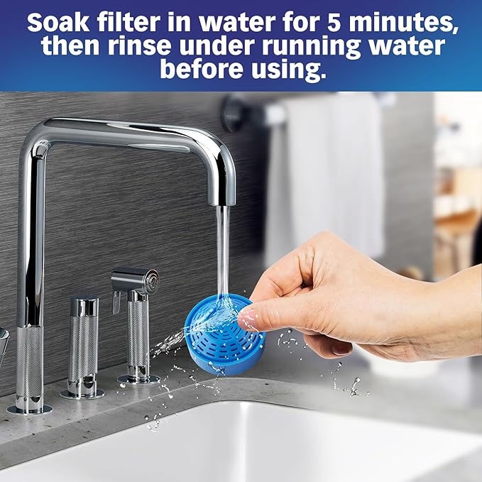 PET STANDARD Replacement Water Filter & 4 Pack Replacement Pre-Filter Sponges Compatible with PETLIBRO® 50oz/1.5L Automatic Ceramic Pet Fountain PLFF004, Pack of 8