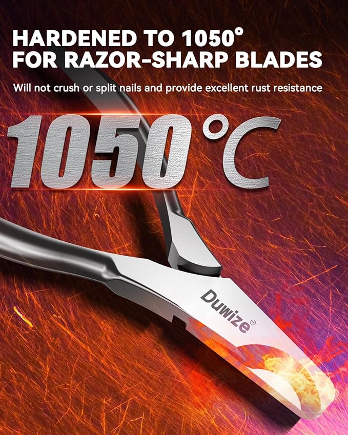 Dog Nail Clippers - All Steel Material, 1.22-Inch Large Opening, Built-in Spring, No Fur Pinch, for Medium to Large Dogs and Cats, Professional Pet Nail Trimmers, with Free Nail File