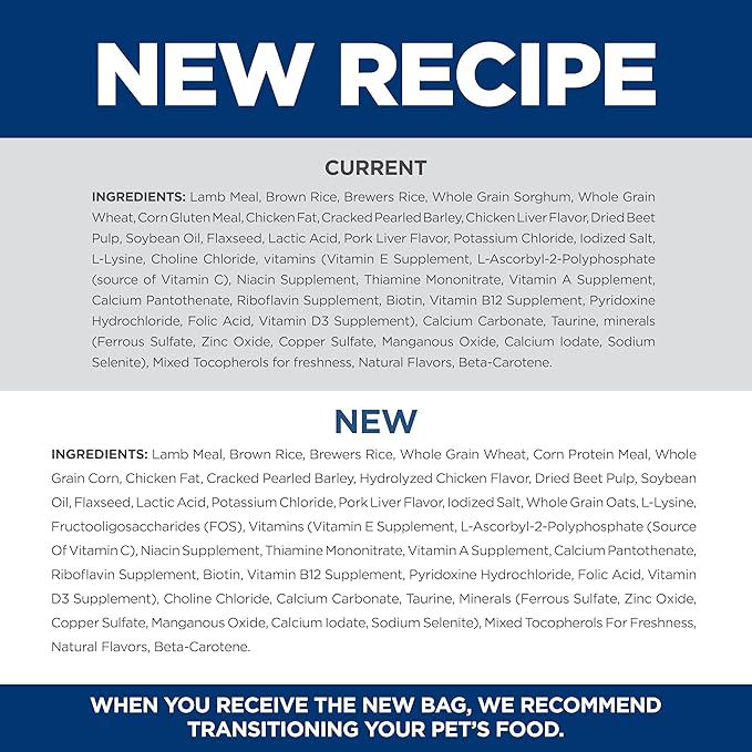 Hill's Science Diet Adult 1-6, Adult 1-6 Premium Nutrition, Dry Dog Food, Lamb & Brown Rice, 15.5 lb Bag