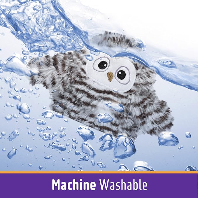 Interactive Cat Toy Rechargeable Automatic Chirping Owl Kitten Toy with Catnip, Auto Beating Wings Flying Bird Cat Toys for Indoor Cats to Play Alone, Never Boredom