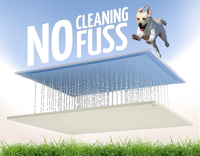 TidyFriend Dog Pee Pad Holder Tray Fits for 30” x 23” Pee Pads with Corner Lock Holes, Raised Edges, Non-Spill, Easy to Clean Silicone Dog Potty Tray Holder, For Indoor Floor Protection (Beige)