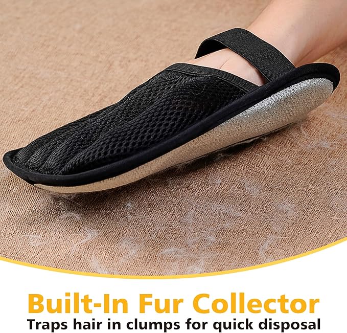 Cat Hair Gloves for Pet Hair Removal,Reusable Cats & Dog Pet Hair Remover Electrostatic Gloves for Pets Grooming,Furniture,Carpet,Car,Couch