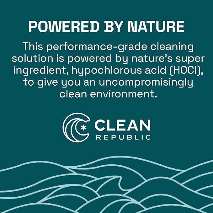 Clean Republic All-Purpose Cleaner, Daily Use Cleaning Spray for Kitchens, Bathrooms, and More, 32 Fluid Ounce Bottle, 4-Pack