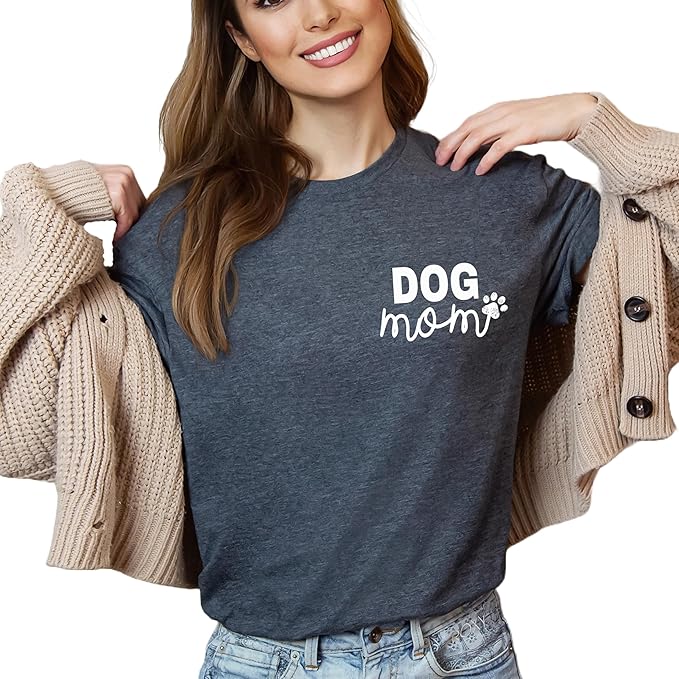 Custom Dog Mom Shirt for Women Pet Ears Sweatshirt with Name Unique Puppy Line Art Cute Dad Hoodie for DogDad Owner Lover