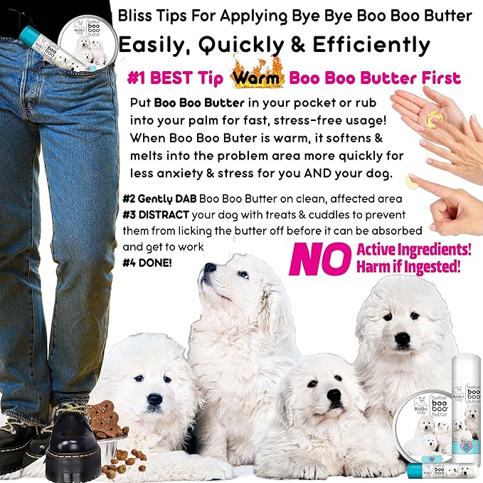 The Blissful Dog Great Pyrenees Boo Boo Butter, 16 oz.
