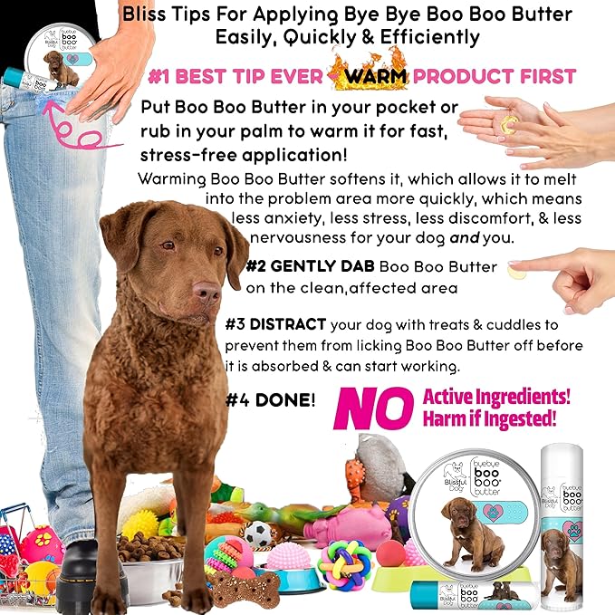 The Blissful Dog Chesapeake Bay Retriever Boo Boo Butter, 16 oz.
