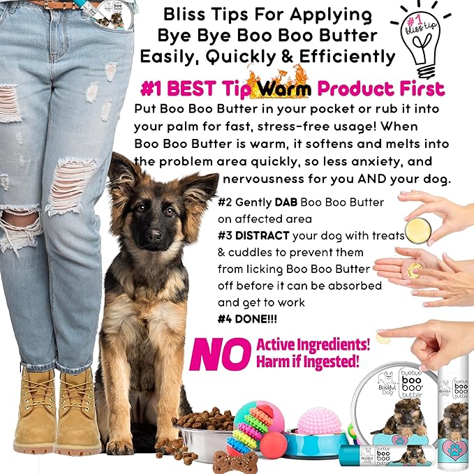 The Blissful Dog 8 oz TIN German Shepherd Booboo Butter