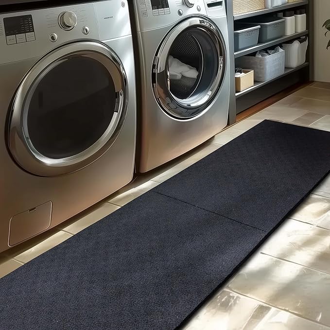 Mohawk Home Heavy Duty Rubber Stall Mat - Gym Floor- Under Dog Crate - All Purpose Utility 2'x3' - 1/2" Thick(Pack of 3)