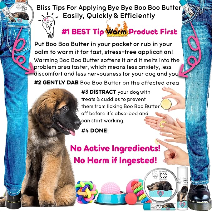 The Blissful Dog Leonberger Boo Boo Butter, 16 oz.