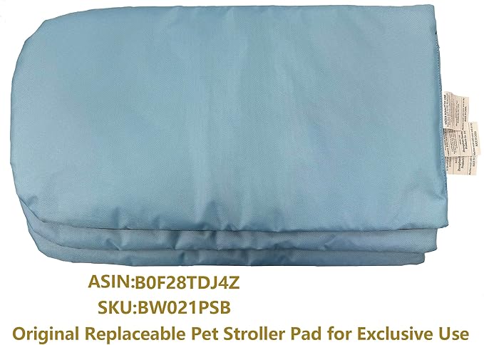 ROODO Pet Stroller Inner Pad for Exclusive Use,Original,Replaceable,Easy to Clean,Set of 3 pc(Sky Blue)