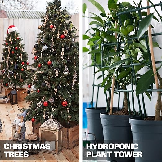 2WAYZ Plant Stand with Wheels - Heavy-Duty Rolling Plant Caddy - Dolly Base with Roller for Large Potted Plants and Flower Pot - Ideal for Indoor and Outdoor Planters - Set of 1 - Black