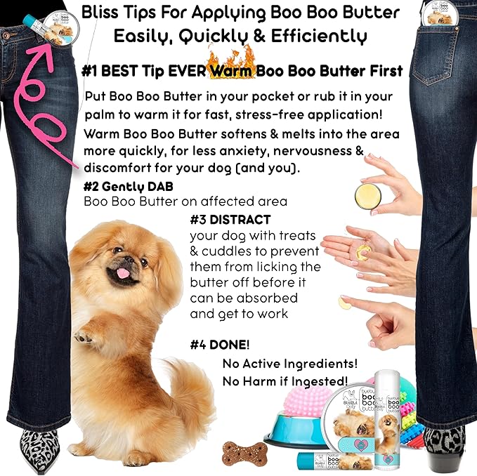 The Blissful Dog 8 oz TIN Pekingese Booboo Butter