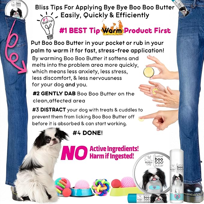 The Blissful Dog Japanese Chin Boo Boo Butter, 16 oz.