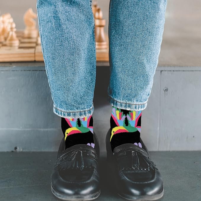 Jeasona Women's Cat Socks Cat Gifts Cute Animal Socks Dog Owl Gifts for Women