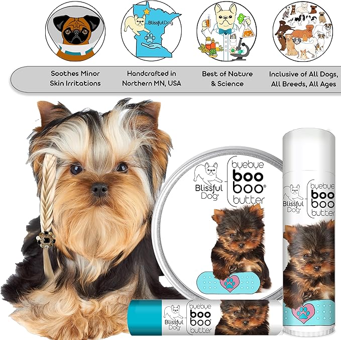 The Blissful Dog .50 oz Tube Yorkshire Terrier Booboo Butter