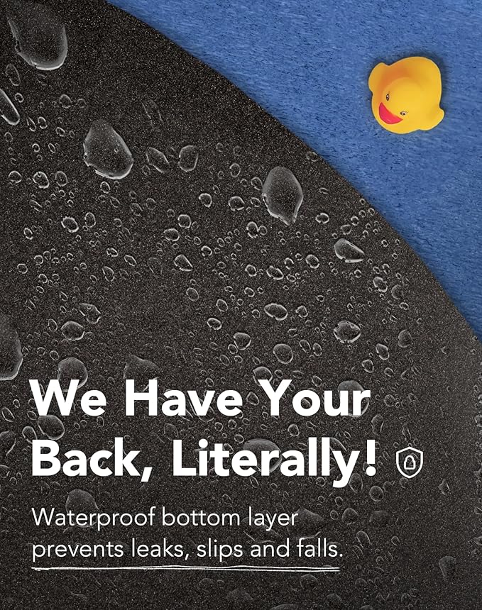 Lukamoo® Cute Cat Litter Mat (30’’x20’’), Large/L, for Kitty Litter & Cute Cat Litter Box, Litter Trapping Mat (Brown Tabby)