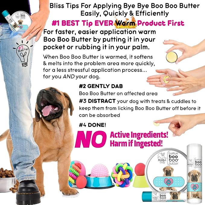 The Blissful Dog 8 oz TIN Bullmastiff Booboo Butter