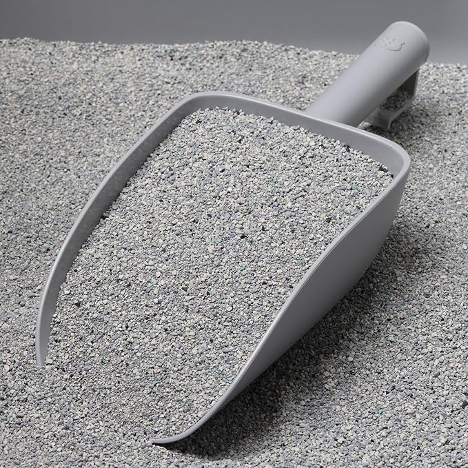 Extra Big Multipurpose Scoop– Solid Deep Scooper for Any Household – Disposing/Replacing Litter – Big Size Animal Pet Food Shovel – 44oz