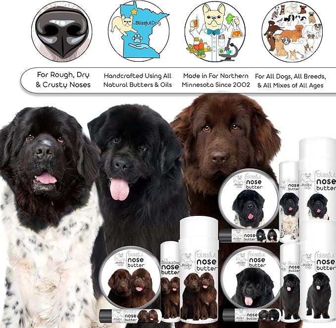 The Blissful Dog Newfoundland Unscented Nose Butter - Dog Nose Butter, 0.50 Ounce