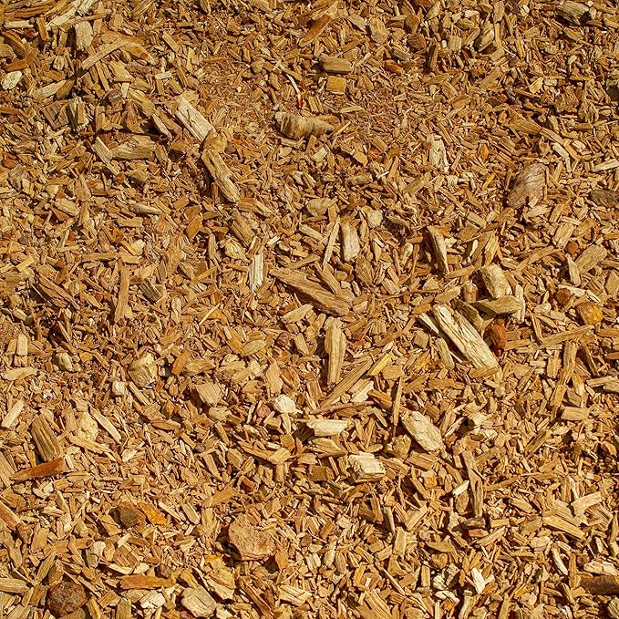 Premium Gold Wood Mulch for Landscaping, Gardens, Lawns, Potting Media, and Potted Plants (0.7 CF - 20 L - 21 QTS)