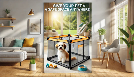 Give Your Pet a Safe Space Anywhere: The EighteenTek 2-in-1 Portable Playpen
