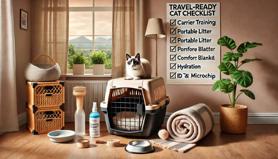 Travel-Ready Cat Checklist: Carrier Training, Portable Litter, Hydration, and ID (A Calm, Traditional Method)