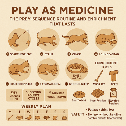Play as Medicine: The Prey-Sequence Routine and Enrichment That Lasts
