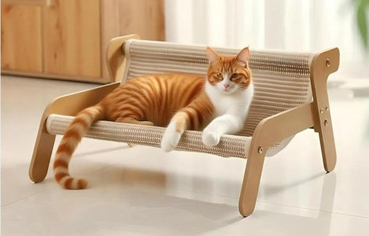 Lounge & Scratch — The Dual Set That Lets Your Cat Relax and Scratch in Style