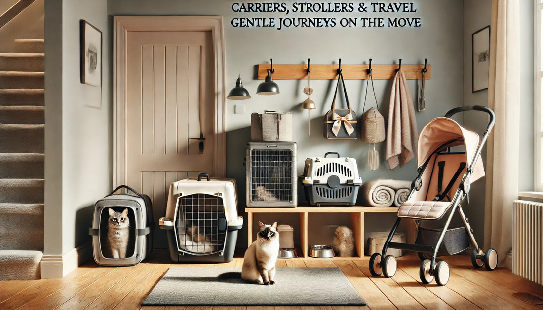 Carriers, Strollers & Travel: Gentle Journeys for Cats on the Move