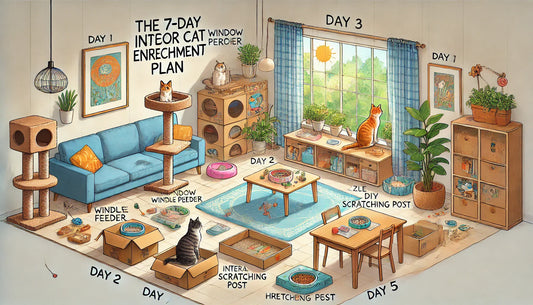The 7-Day Indoor Cat Enrichment Plan: A Practical Routine That Prevents Boredom (Without Overbuying)