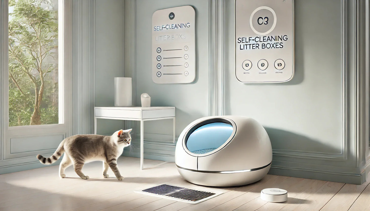 Self-Cleaning Litter Boxes
