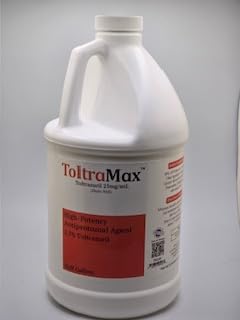 Toltrazuril 2.5% for Horses, Dogs, Cats, 1/2 Gallon, For Non-food chain animals, Peanut Butter