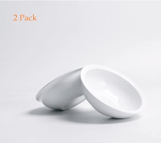 2Pcs Replaceable Bowls for Raised Cat Bowls Elevated Pet Bowls (Replaceable Bowl, Ceramics)