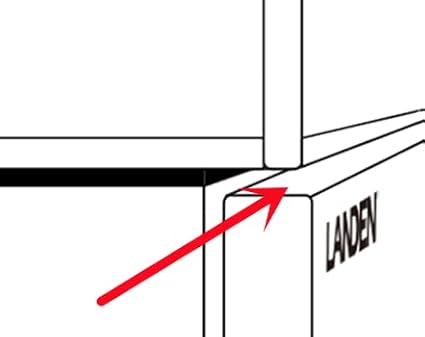 LANDEN Aquarium Wooden Stand and Cabinet for up to 30 Gal Tank, Fish Reptile Sea Salt WaterTank Stand, Nano Foam Leveling Mat Included, W23.6xD17.7xH31.5 in, Wooden Matte Black Painted(Stand Only)