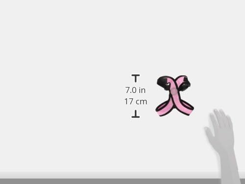 Gooby Comfort X Head in Harness - Pink, Small Harness Patented Choke-Free X Frame - Perfect on The Go Harness for Medium Dogs No Pull or Small Dogs for Indoor and Outdoor Use