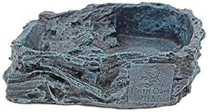 RUIAN Reptile Feeding Bowl Dish Bearded Dragon Food Water Terrarium Dish for Lizards, Geckos, Snakes, Tortoises, Chameleons(Large)