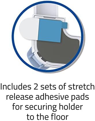 SureGrip Pee Pad Holder - Fits All Common Pad Sizes, 100% of Urine Stays on Pad, Built-in Lock & Release Pad Grips Secure Pad to Holder, Holder Can Secure to Floor, No Sliding or Folding
