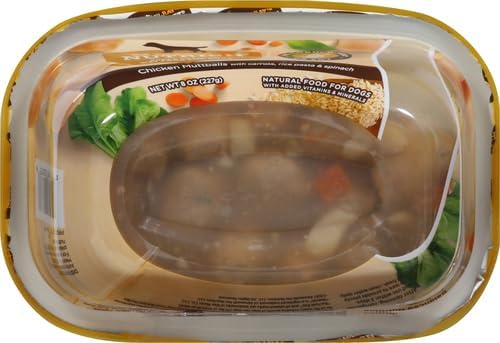 Nutrish Rachael Ray Wet Dog Food Chicken Muttballs, 8 oz. Tub, 8 Count