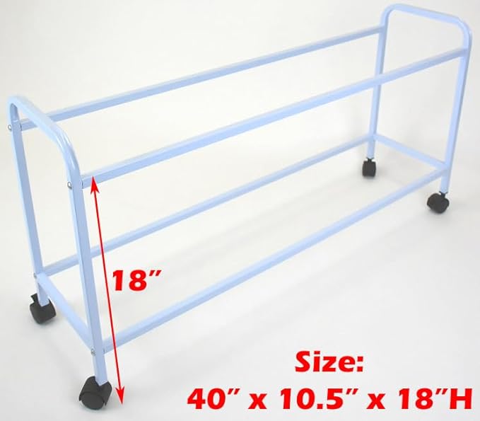 Extra Large 38"x11"x15"H Stackable Breeder Bird Flight Triple Cage Side Breeding Nest Box Door Double Removable Center Dividers with Removable Rolling Stand