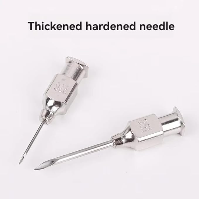 Veterinary Needles, Cattle Needle Poultry Injection Needles 12 Sticks,Suitable for Pigeons, Chickens, Ducks, Geese, Pigs, Sheep, Horses (9X15 20G)
