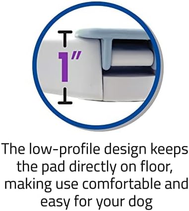 SureGrip Pee Pad Holder - Fits All Common Pad Sizes, 100% of Urine Stays on Pad, Built-in Lock & Release Pad Grips Secure Pad to Holder, Holder Can Secure to Floor, No Sliding or Folding