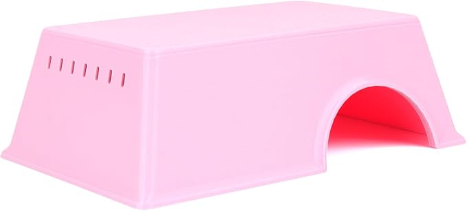 Snake Hide, Leopard Gecko Tank Accessories for Reptile Ball Python Crested Gecko Lizard Bearded Dragon - PinkHideL