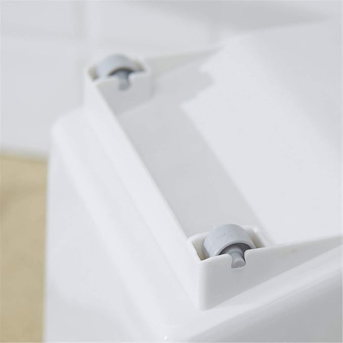 2-Pack Rice Storage Bins 15 Liter With PP Locking Lid, Large Food Storage Container with Wheels For Rice, Flour,Pet food