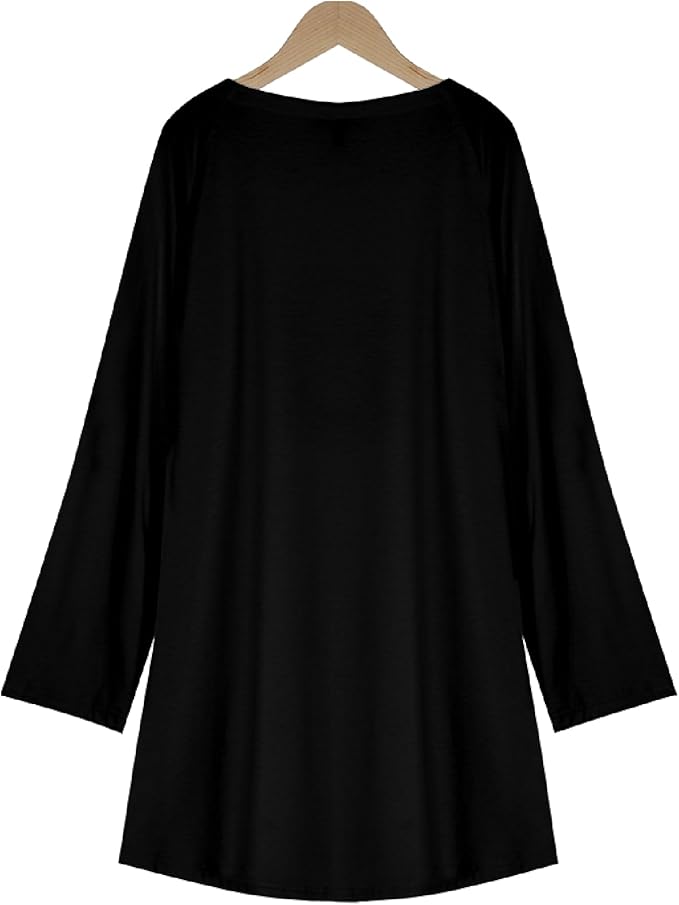 MARSVOVO Women Novelty Graphic Plus Size Sweater Crewneck Long Sleeve Cute Printed Loose Fit Casual Fall Sweaters Top