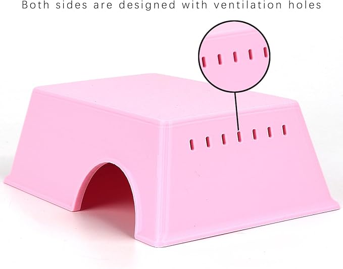 Snake Hide, Leopard Gecko Tank Accessories for Reptile Ball Python Crested Gecko Lizard Bearded Dragon - PinkHideXL